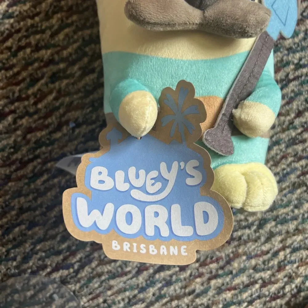 BLUEY HECUBA Gnome Plush Bluey's World Bingo's Husband Hammerbarn RARE HTF BNWT